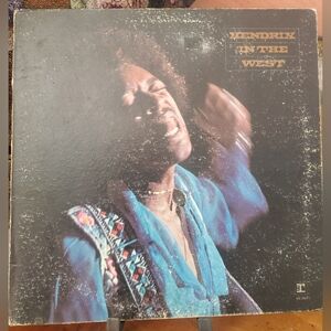 Jimi Hendrix 'Hendrix In The West' Vinyl Album 1972,Rock,Blues,live Album